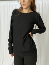 Load image into Gallery viewer, Lounger Black Long Sleeve
