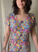 Load image into Gallery viewer, Lisa Frank Collage Dress
