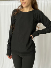 Load image into Gallery viewer, Lounger Black Long Sleeve
