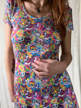 Load image into Gallery viewer, Lisa Frank Collage Dress
