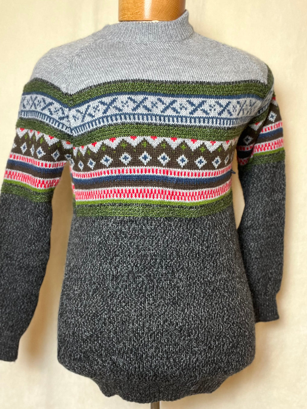 Gray Moss Alpaca Sweater