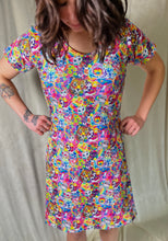 Load image into Gallery viewer, Lisa Frank Collage Dress
