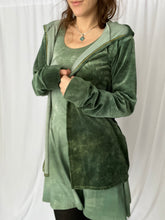 Load image into Gallery viewer, Dark Moss Hooded Sweater
