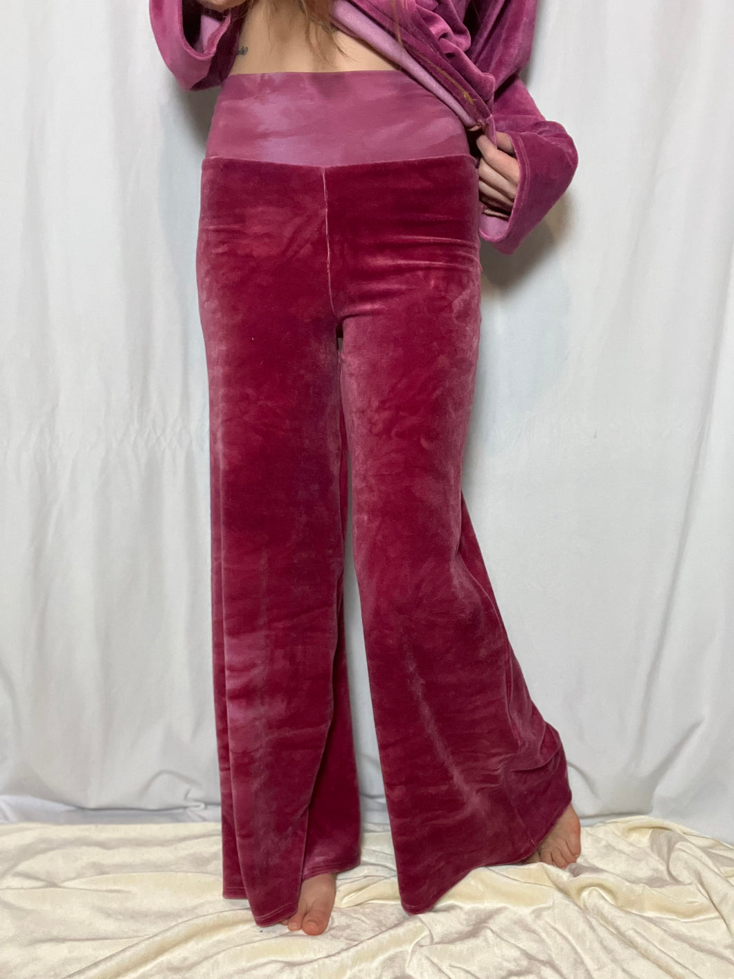 Velour and Rose Gauchos